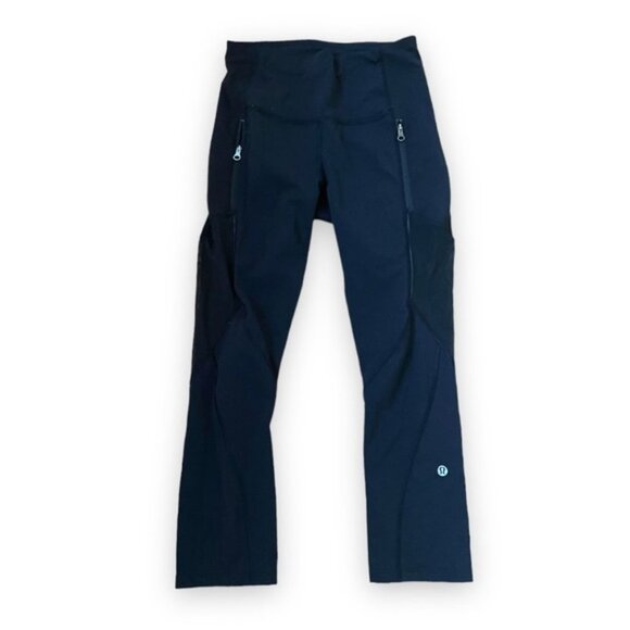 Lululemon Rush Hour 21" Crop Black size 4 - Picture 7 of 8